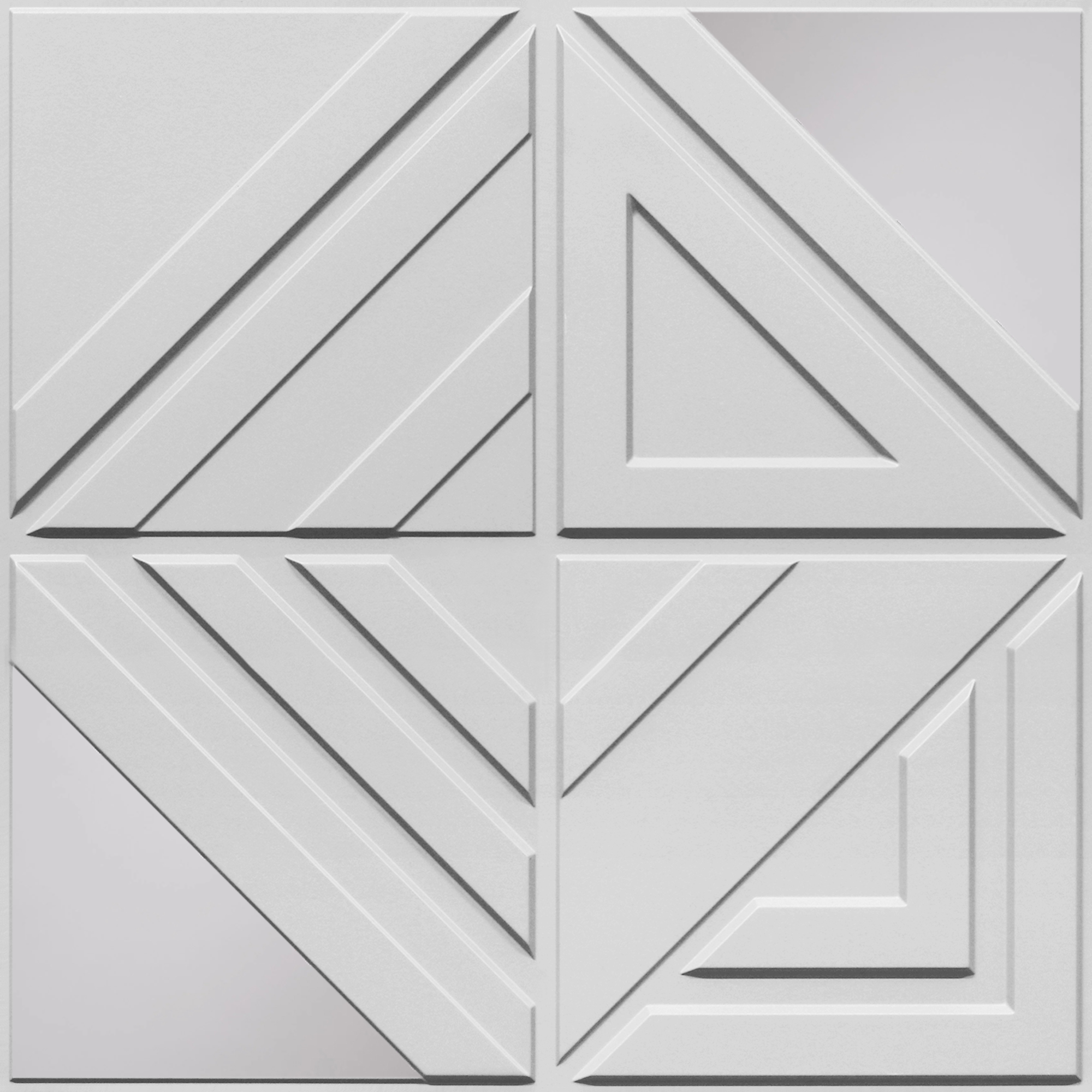 Peel and Stick Acrylic Mirror Color Silver – For Design No – 2007 Geo Fusion