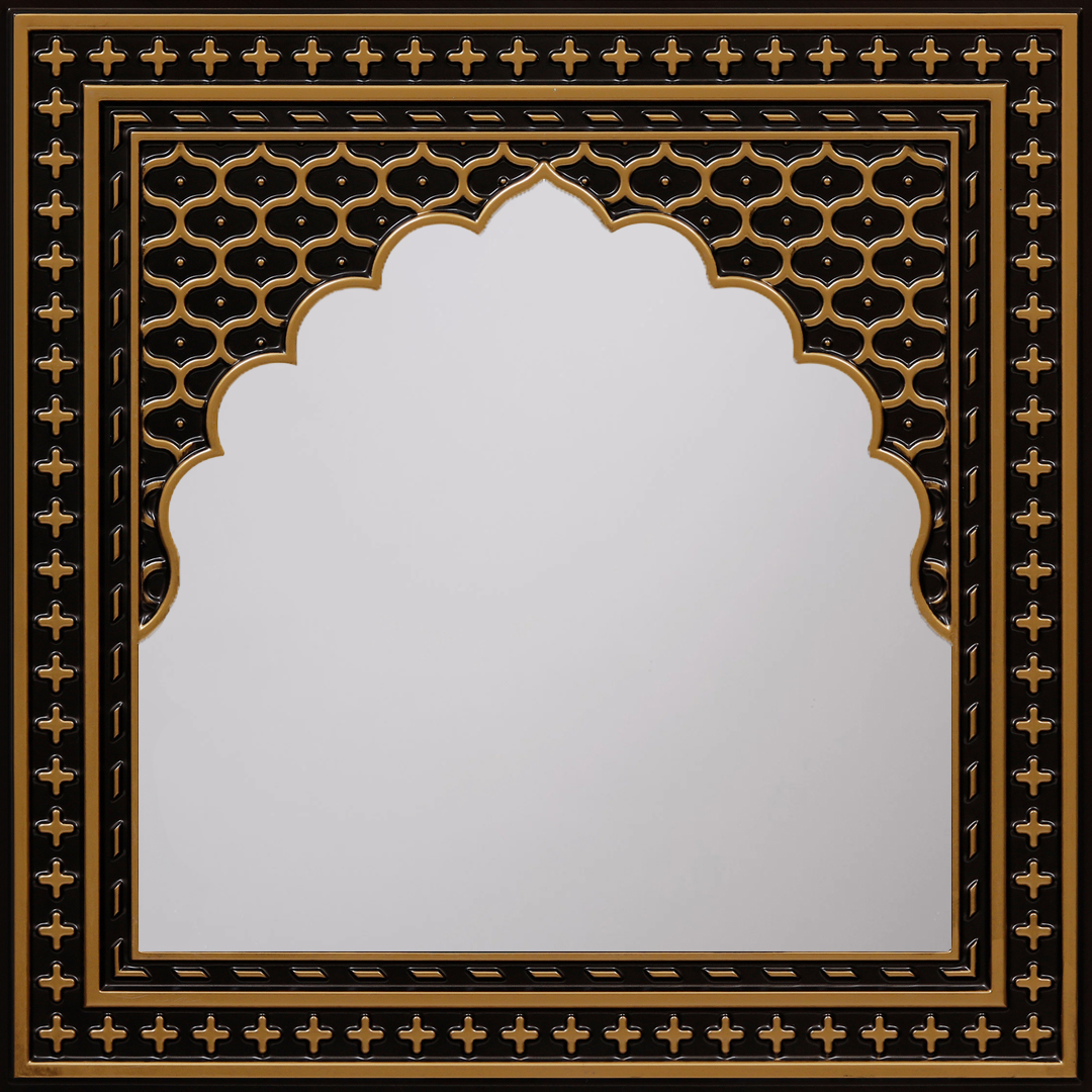 Peel and Stick Acrylic Mirror Color Silver – For Design No – HC01 Rajwadi Shringar