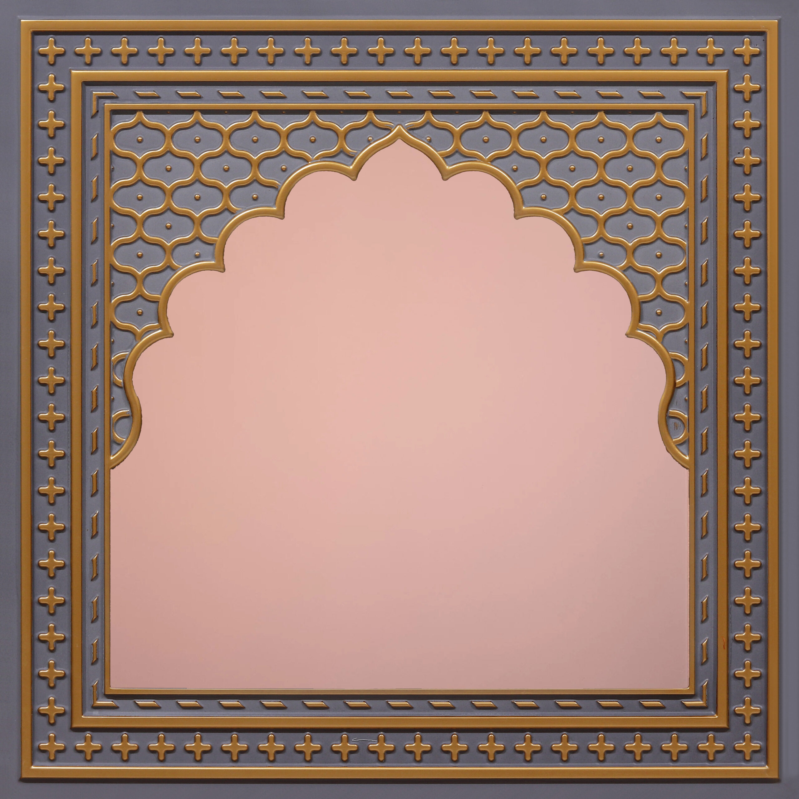 Peel and Stick Acrylic Mirror Color Rose Gold – For Design No – HC01 Rajwadi Shringar