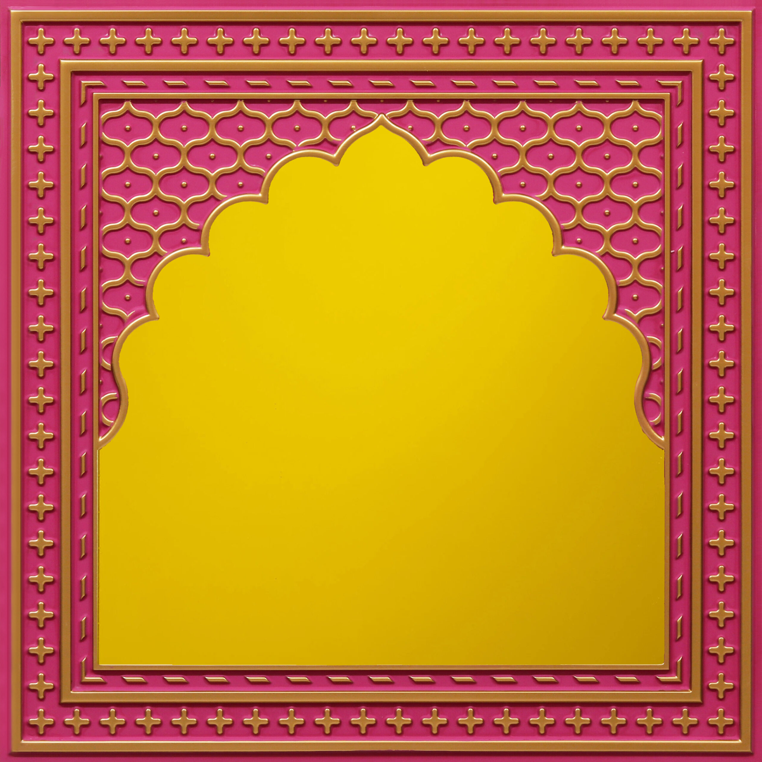 Peel and Stick Acrylic Mirror Color Gold – For Design No – HC01 Rajwadi Shringar
