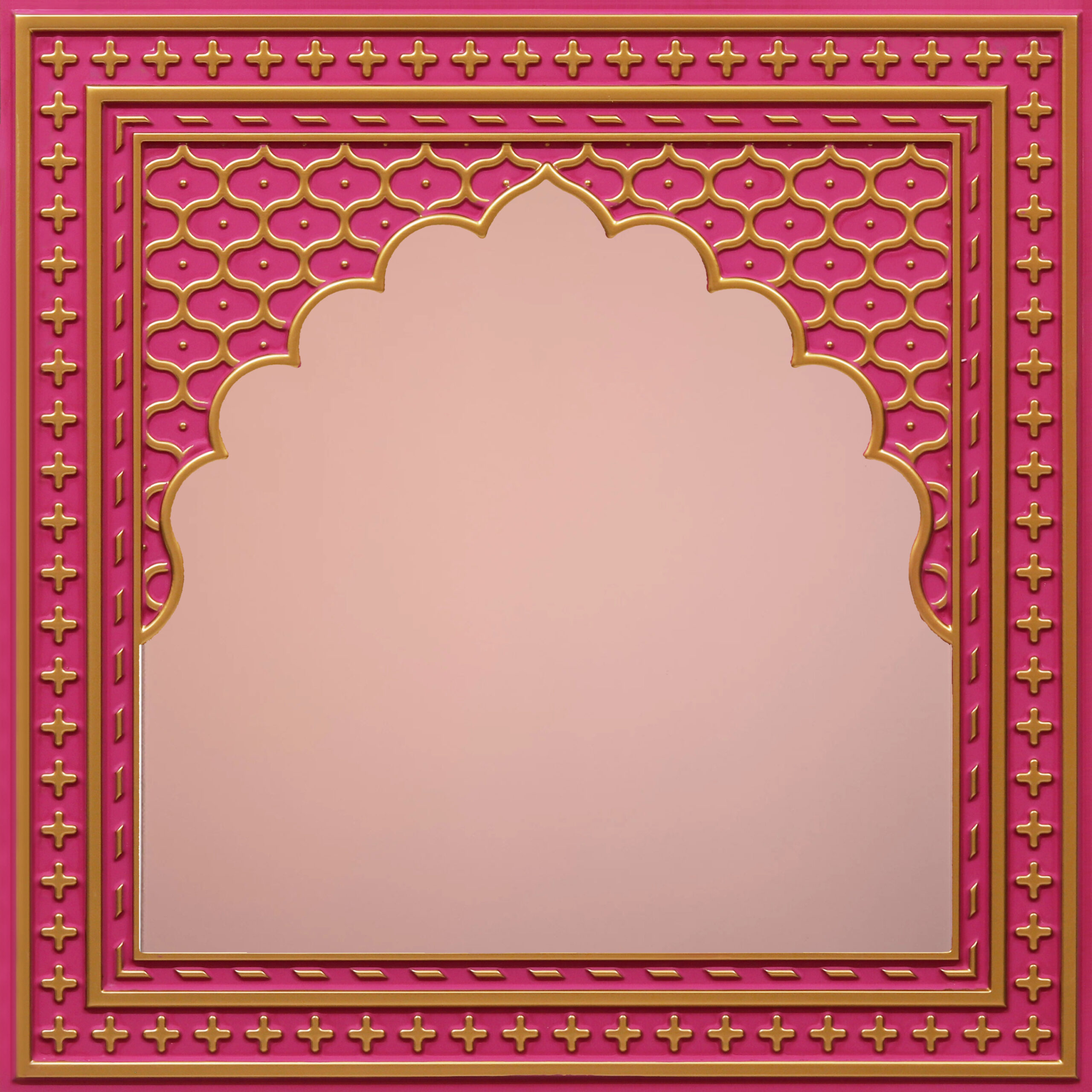 Peel and Stick Acrylic Mirror Color Rose Gold – For Design No – HC01 Rajwadi Shringar