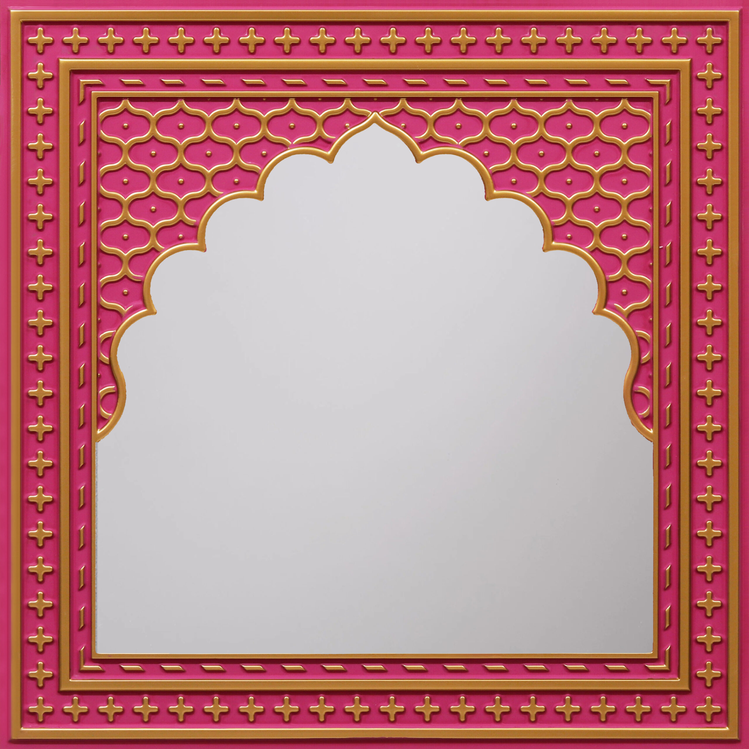Peel and Stick Acrylic Mirror Color Silver – For Design No – HC01 Rajwadi Shringar