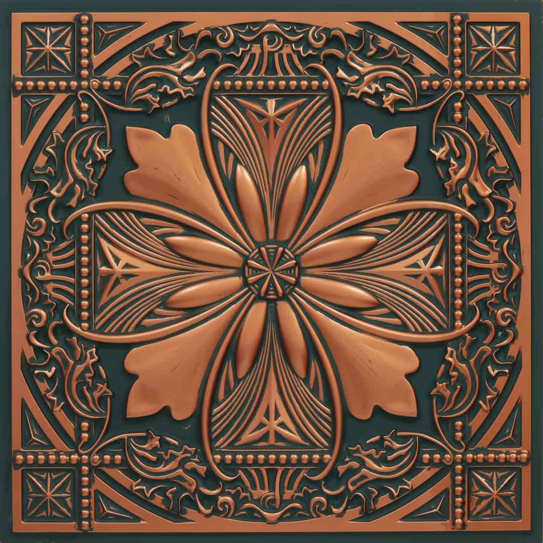337-Vistara-Royal Green-Glue Up Only and Grid Both