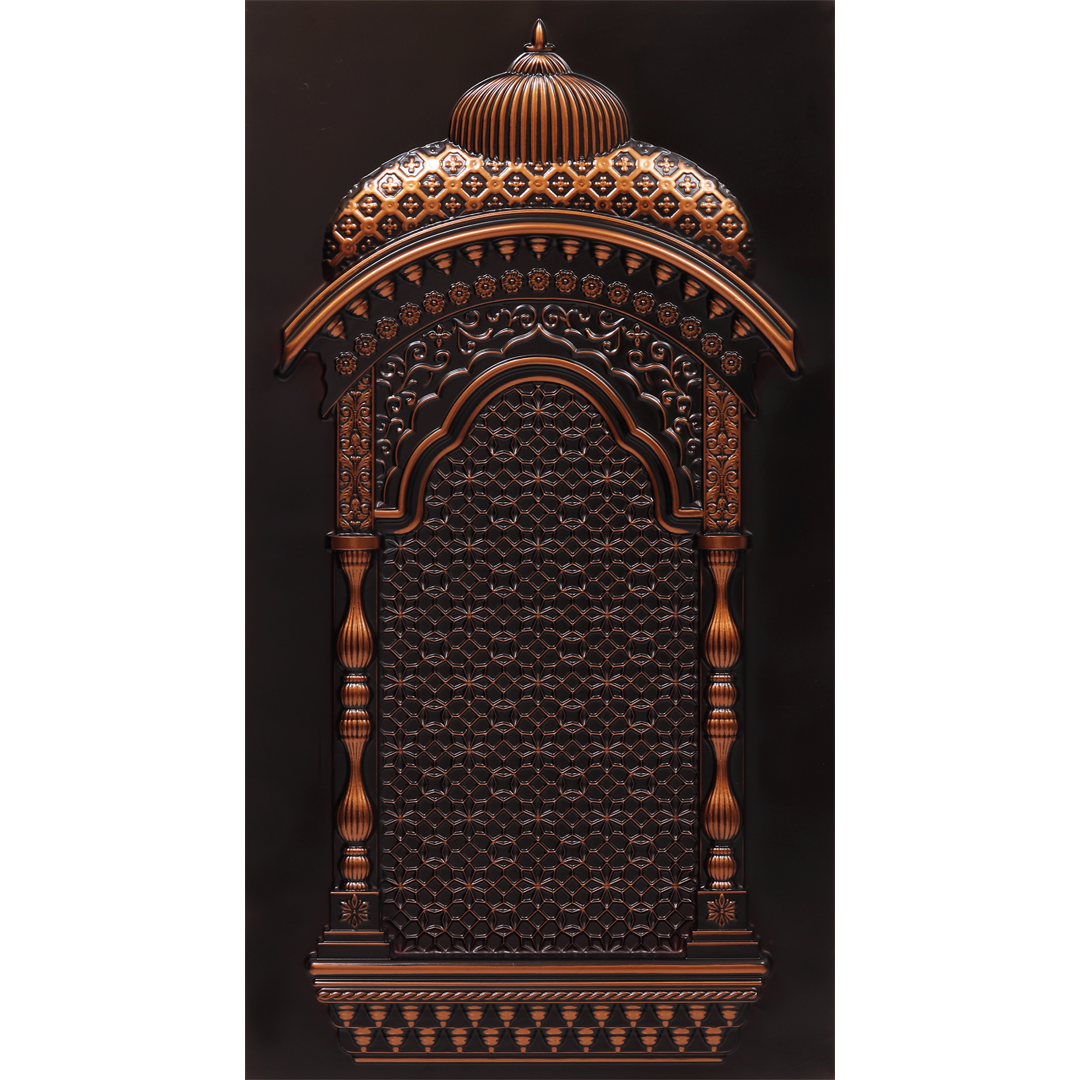 ZHB-01-Majestic Jharokha-Antique Copper-Glue Up Only