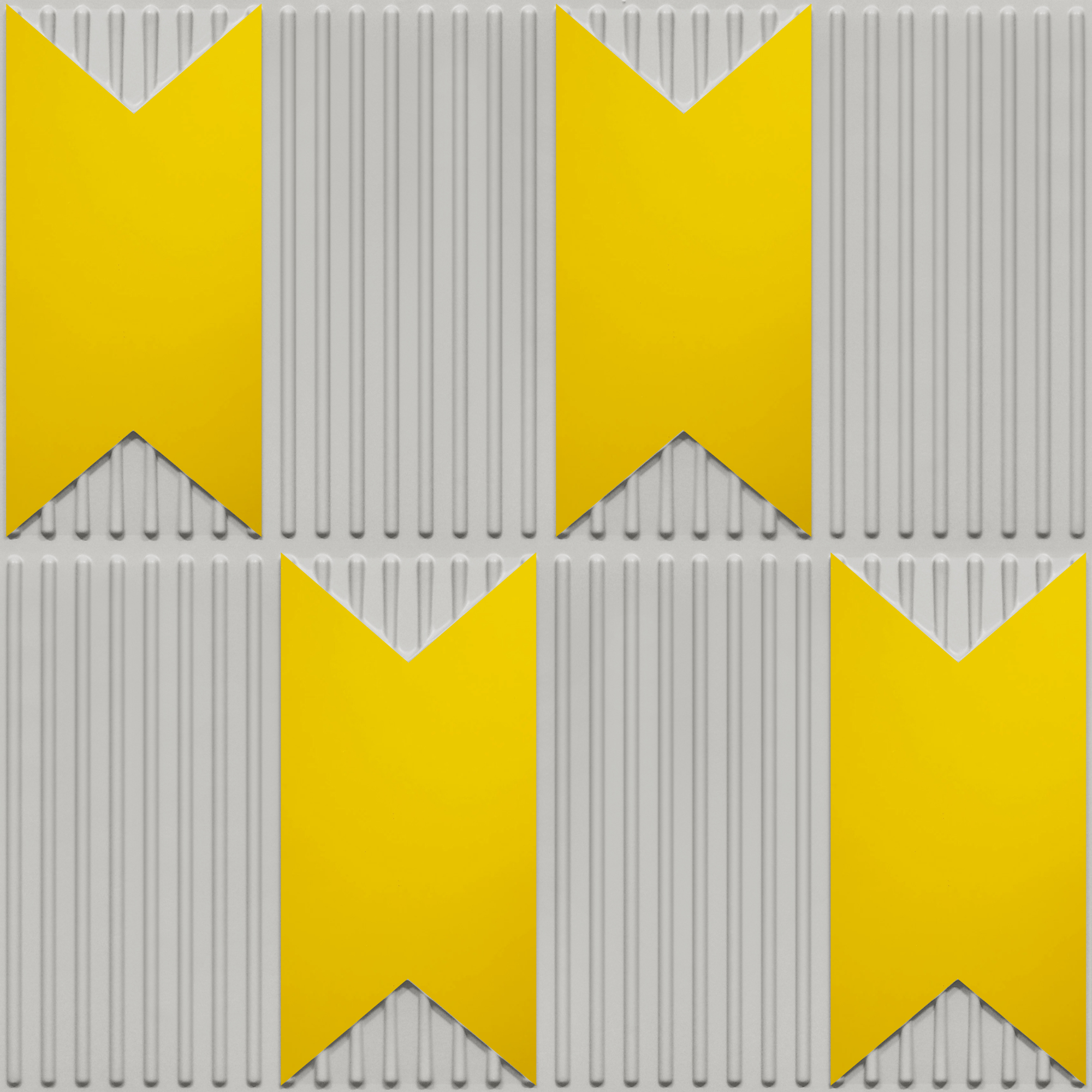 Peel and Stick Acrylic Mirror Color Gold – For Design No – 2002 Chevron Crest