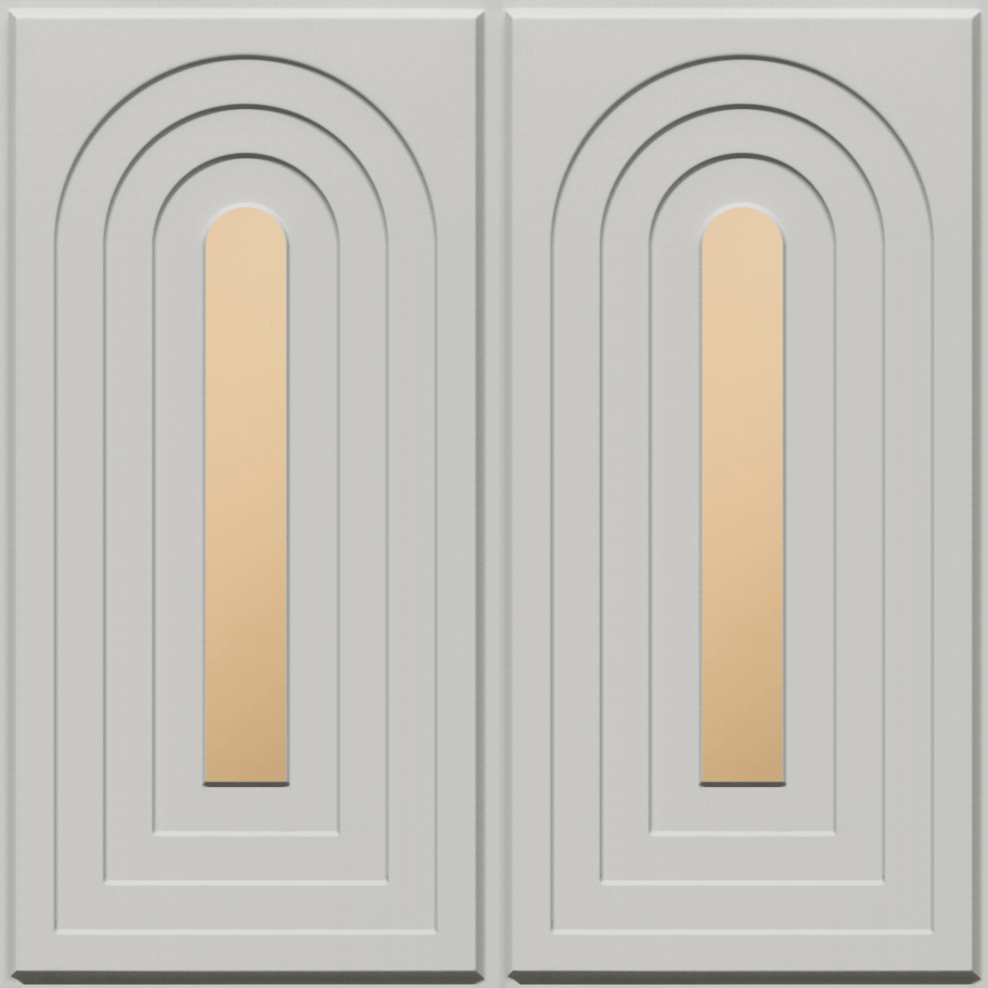 Peel and Stick Acrylic Mirror Color Copper – For Design No – 2005 Arch Harmony