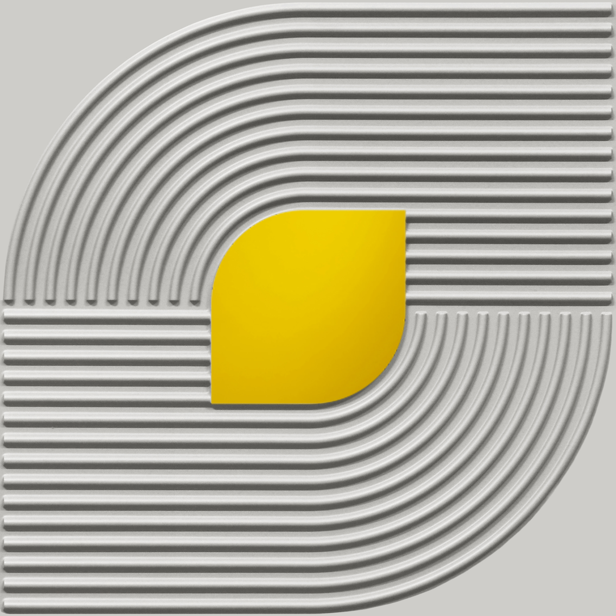 Peel and Stick Acrylic Mirror Color Gold – For Design No – 2001 Contour Flow