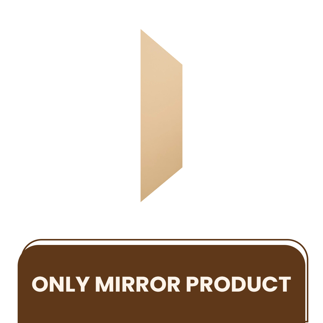 Peel and Stick Acrylic Mirror Color Copper – For Design No – 2002 Chevron Crest