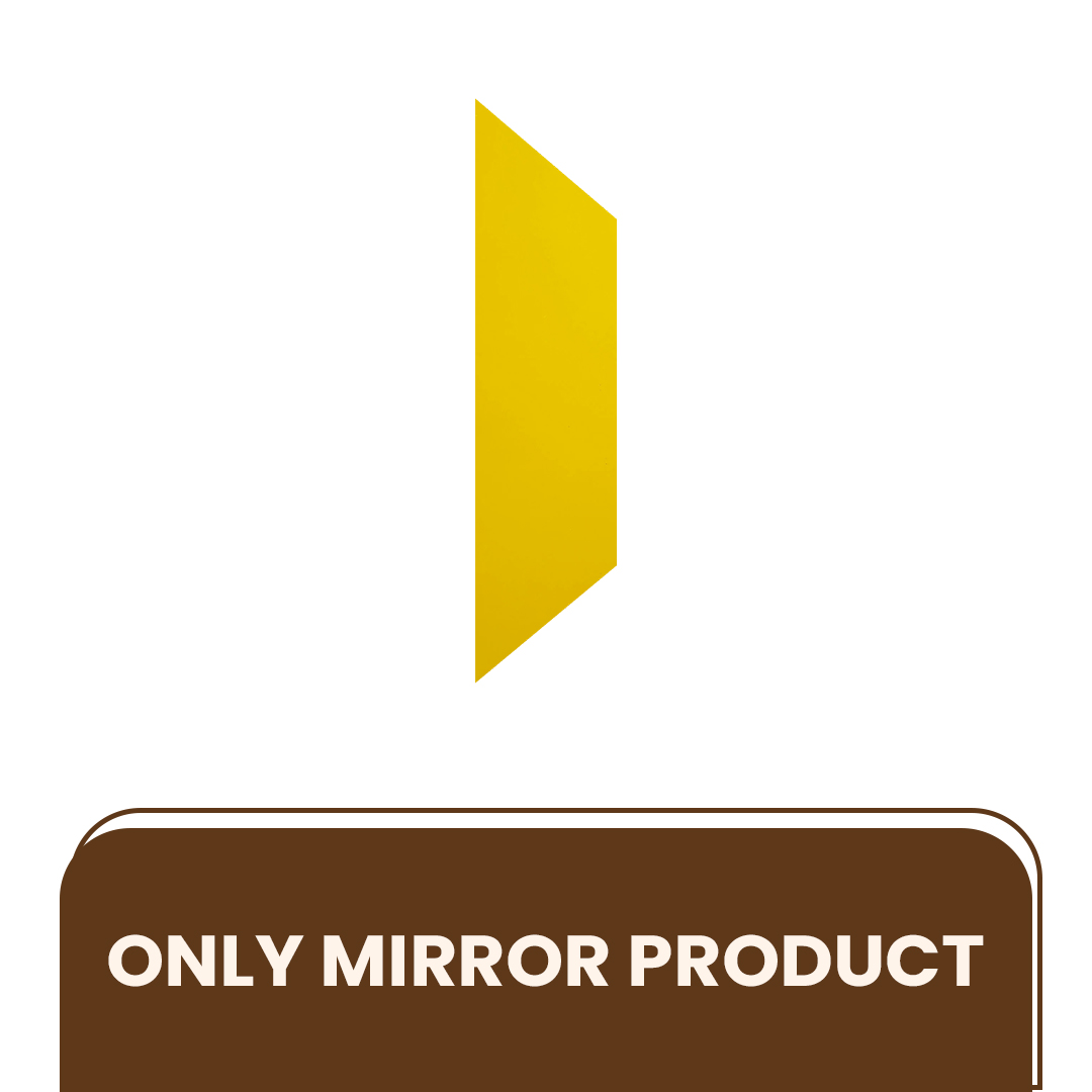Peel and Stick Acrylic Mirror Color Gold – For Design No – 2002 Chevron Crest