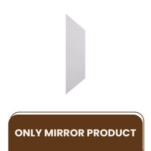 Peel and Stick Acrylic Mirror Color Silver - For Design No - 2002 Chevron Crest