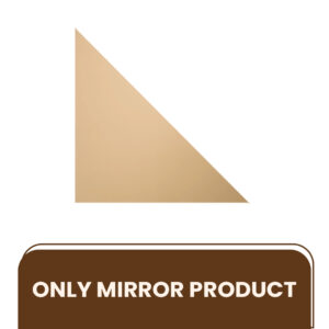 Peel and Stick Acrylic Mirror Color Copper - For Design No - 2003 Diagonal Edge