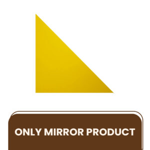 Peel and Stick Acrylic Mirror Color Gold - For Design No - 2007 Geo Fusion