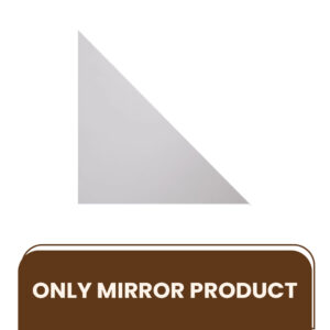 Peel and Stick Acrylic Mirror Color Silver - For Design No - 2003 Diagonal Edge
