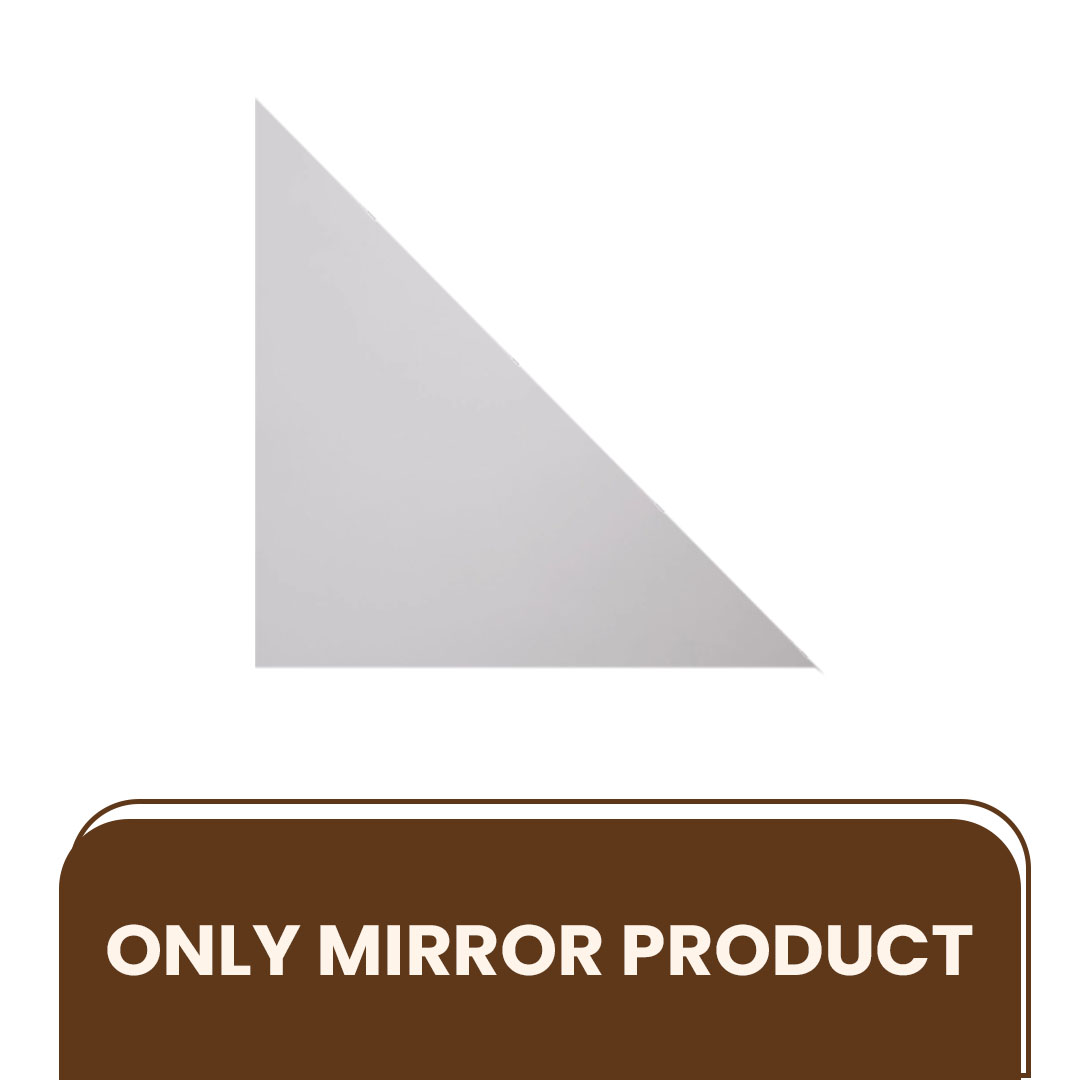 Peel and Stick Acrylic Mirror Color Silver – For Design No – 2003 Diagonal Edge