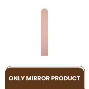Peel and Stick Acrylic Mirror Color Rose Gold - For Design No - 2005 Arch Harmony