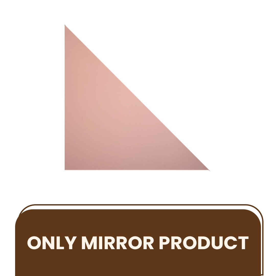 Peel and Stick Acrylic Mirror Color Rose Gold – For Design No – 2007 Geo Fusion