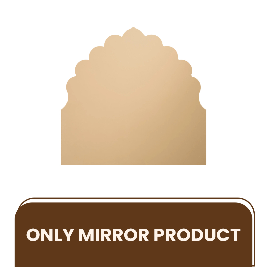 Peel and Stick Acrylic Mirror Color Copper – For Design No – HC01 Rajwadi Shringar
