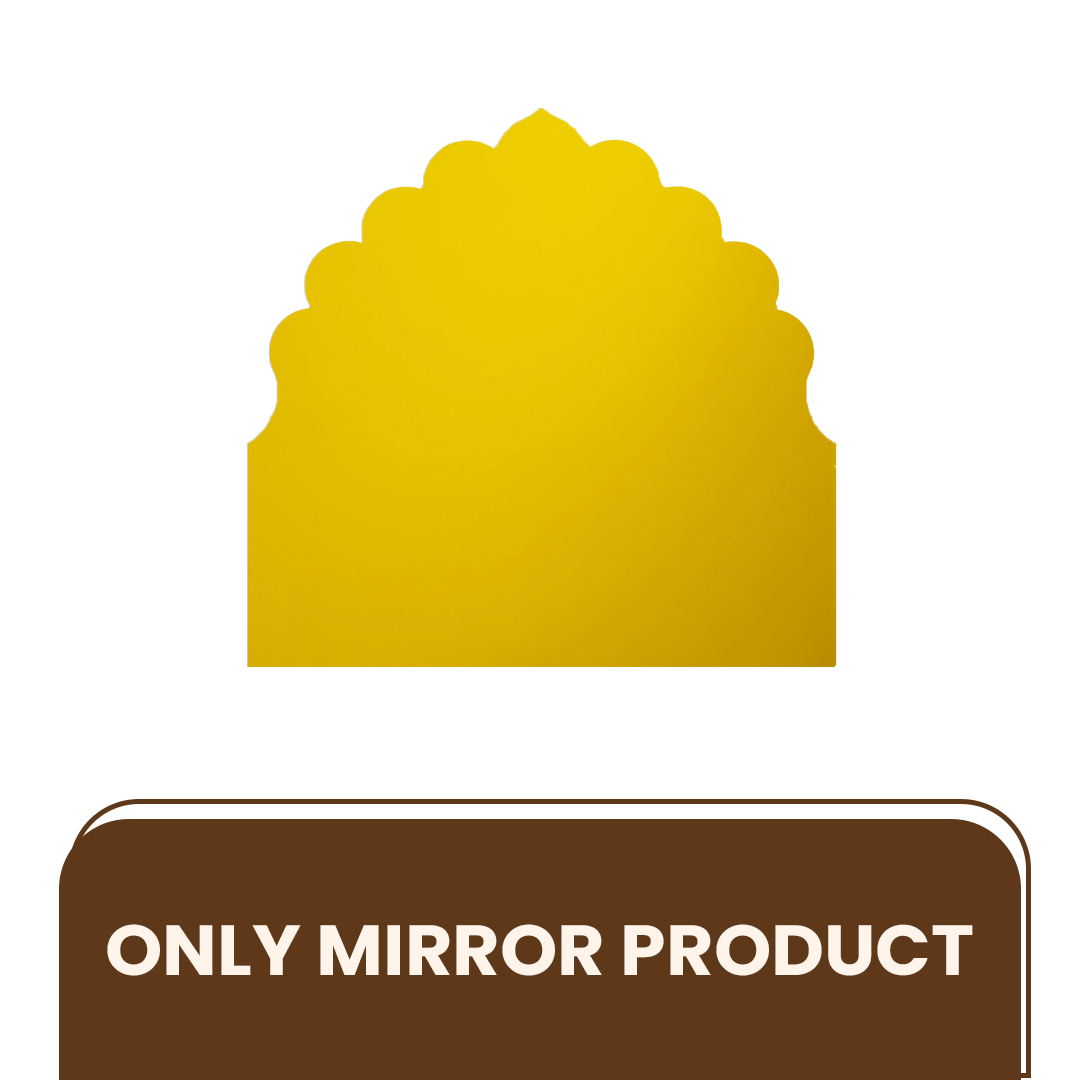 Peel and Stick Acrylic Mirror Color Gold – For Design No – HC01 Rajwadi Shringar