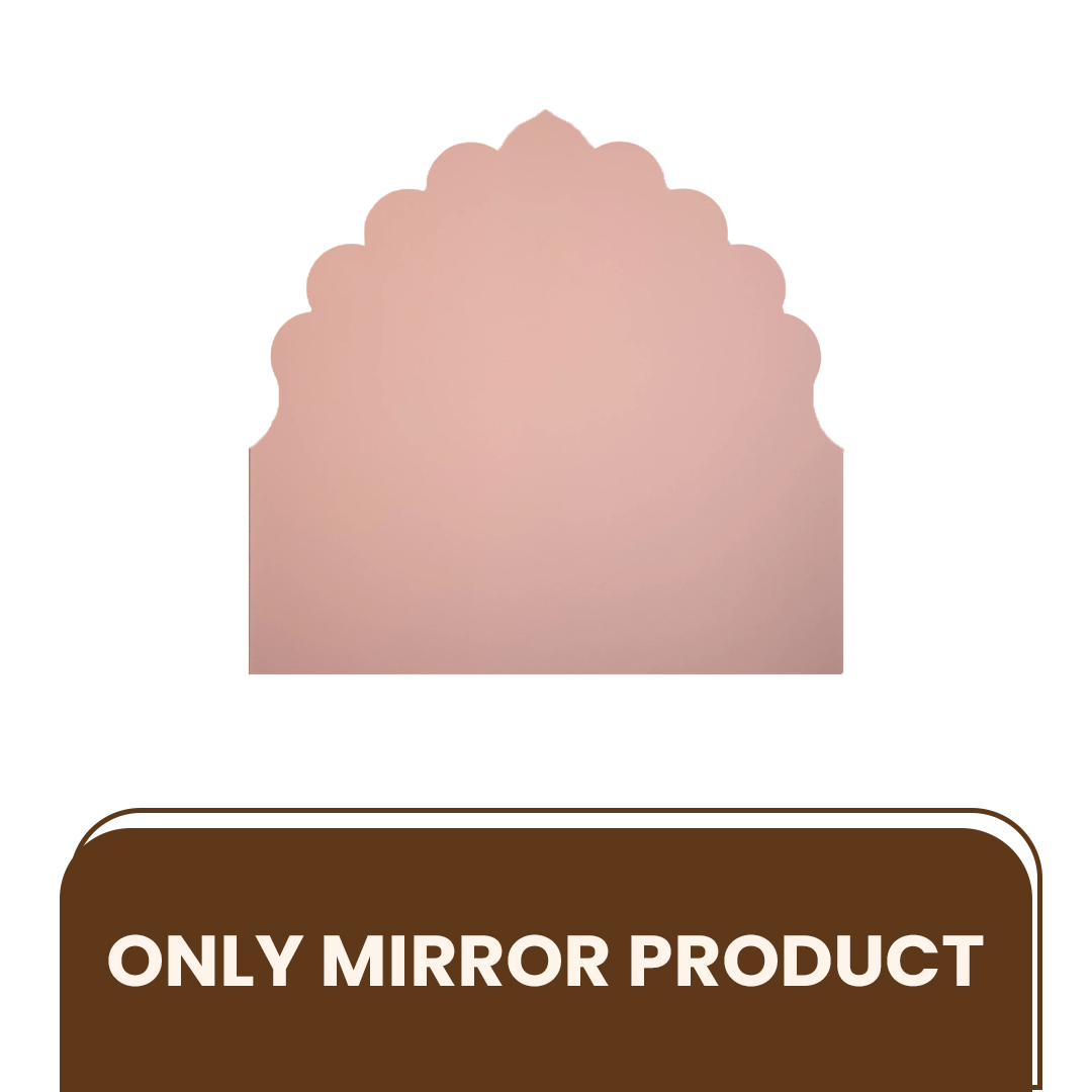Peel and Stick Acrylic Mirror Color Rose Gold – For Design No – HC01 Rajwadi Shringar