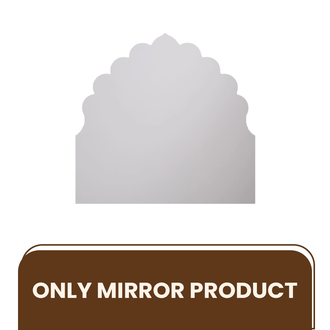 Peel and Stick Acrylic Mirror Color Silver – For Design No – HC01 Rajwadi Shringar