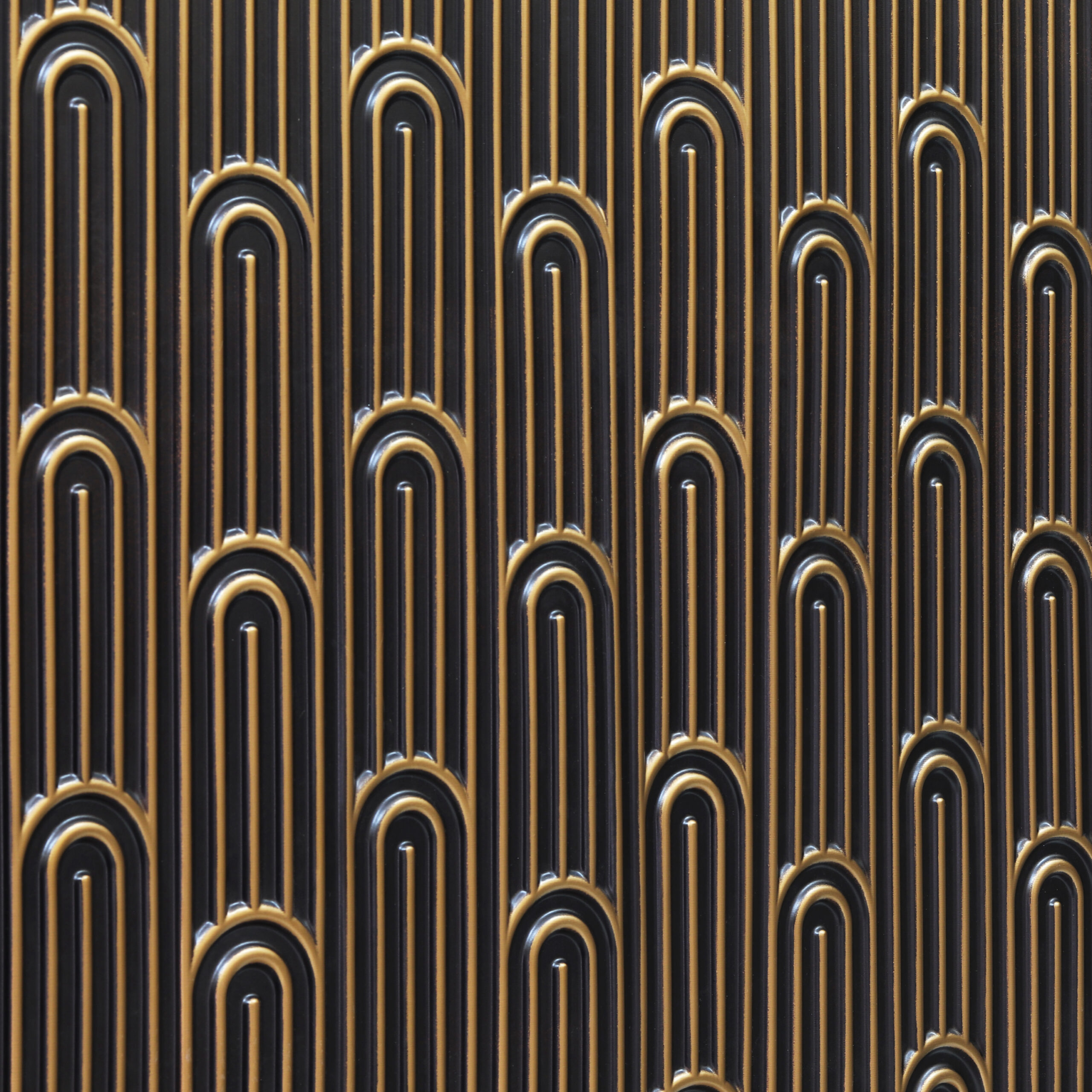 WC100-Arch Rhythm-Antique Gold-Glue Up Only