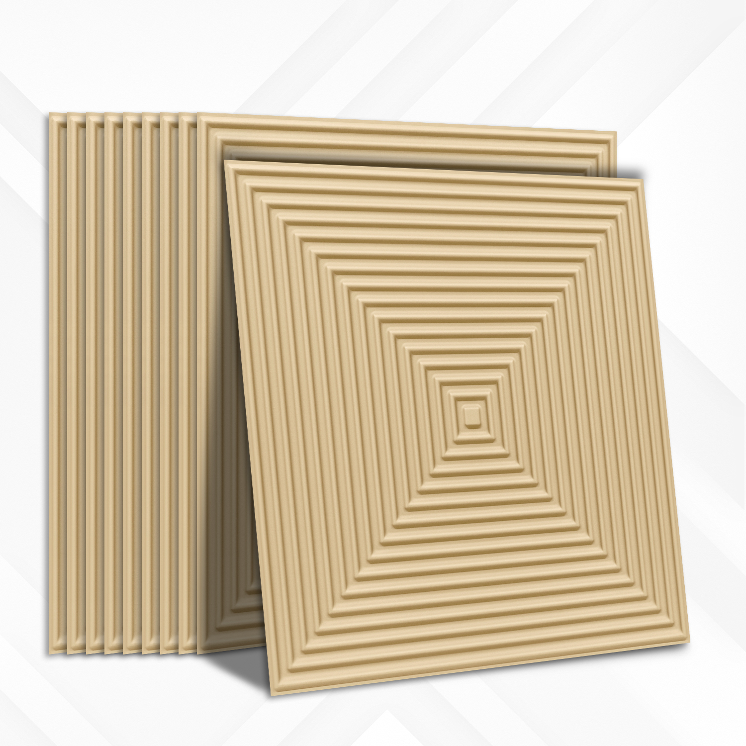 2014-Square Vortex-Dairy Cream-Peel and Stick
