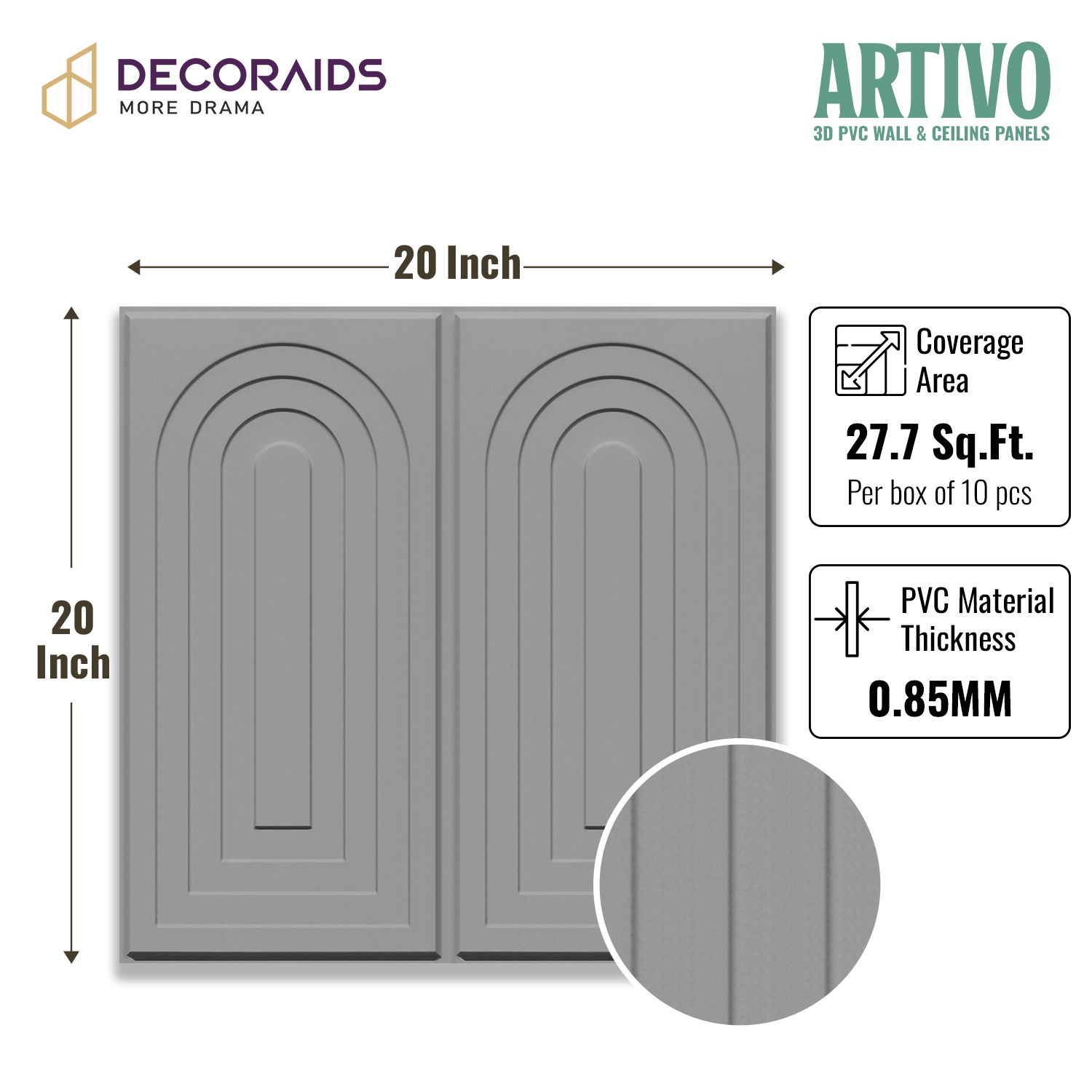 2005-Arch Harmony-Olive Grey-Peel and Stick