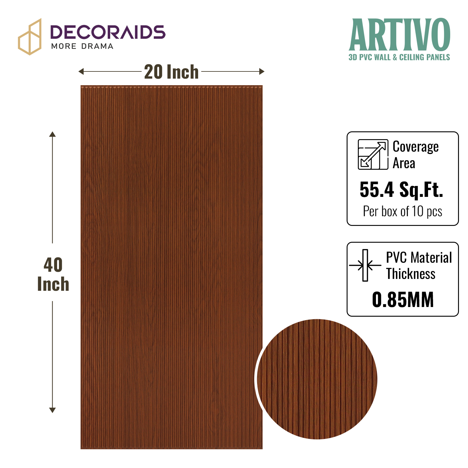 4001-Linear Flow-American Wallnut-Peel And Stick