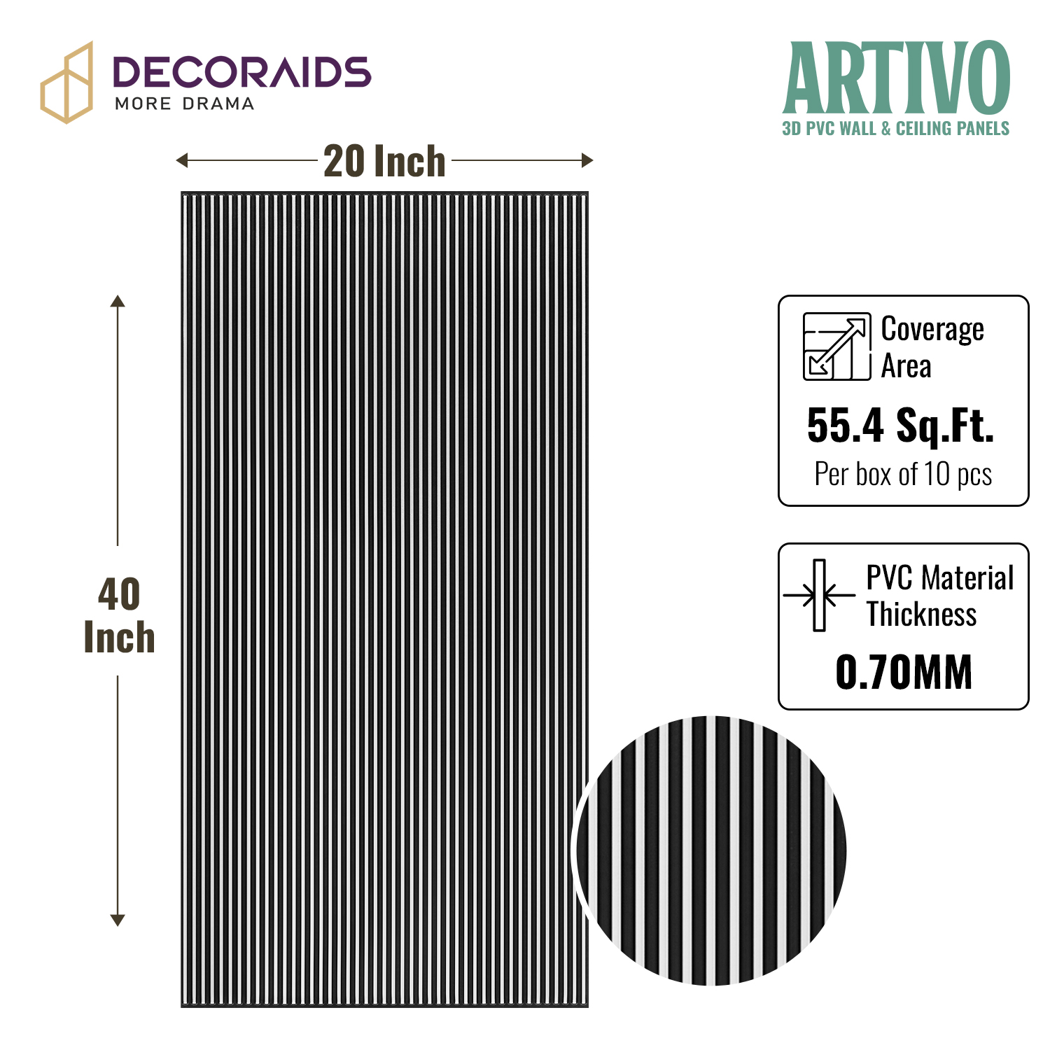 4001-Linear Flow-Antique Silver-Peel And Stick
