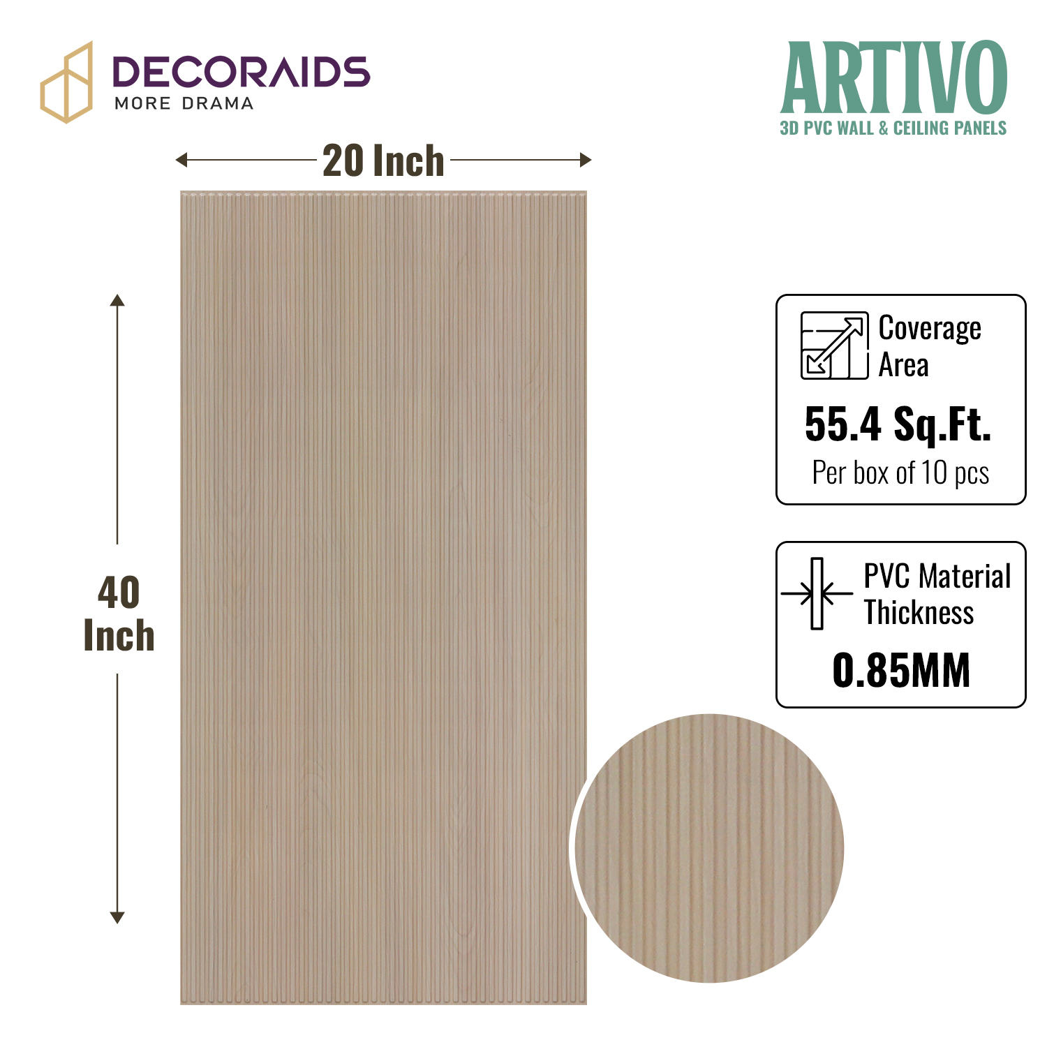 4001-Linear Flow-Beech-Peel And Stick