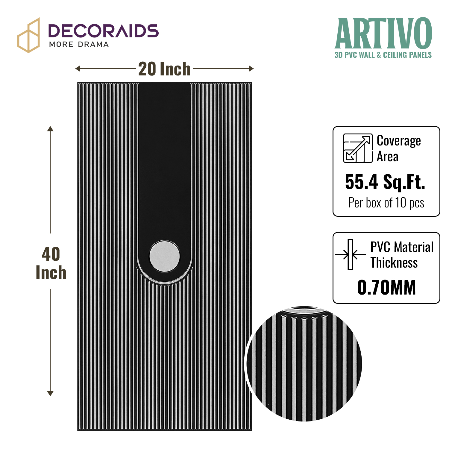 4003-Archline Modern-Antique Silver-Peel And Stick