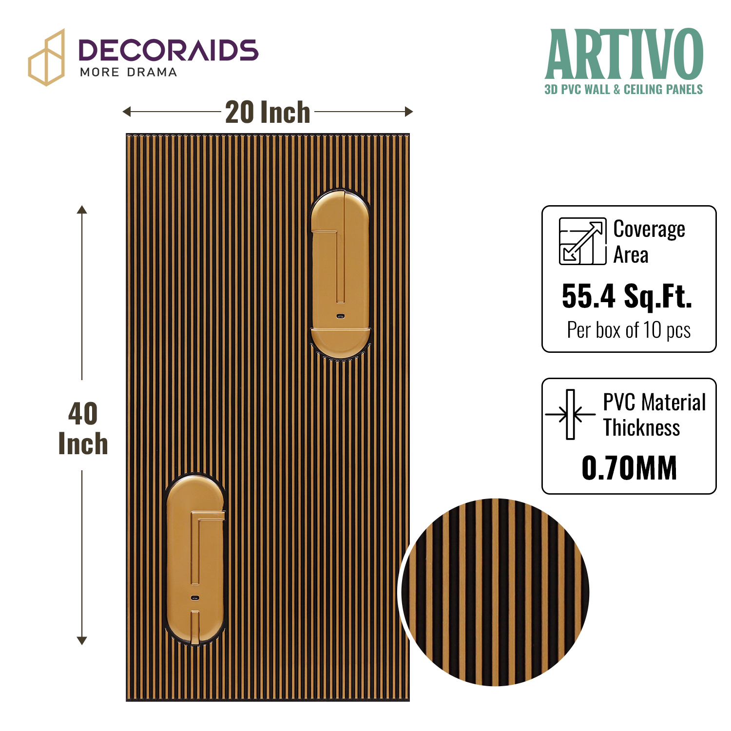 4005-Podline Texture-Antique Gold-Peel And Stick