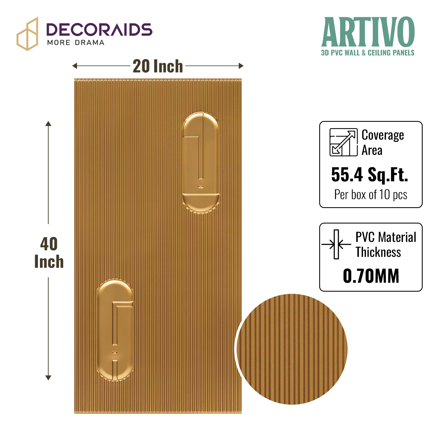 4005-Podline Texture-Gold-Peel And Stick