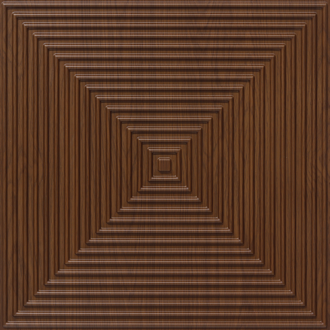 2014-Square Vortex-American Wallnut-Peel and Stick