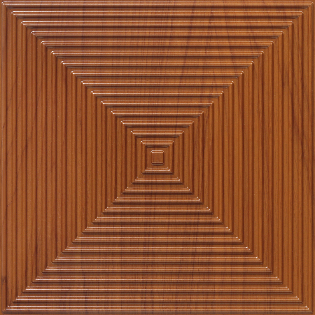 2014-Square Vortex-Cherry Wood-Peel and Stick