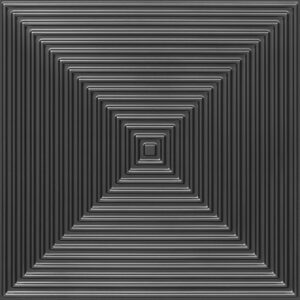2014-Square Vortex-Metallic Grey-Peel and Stick