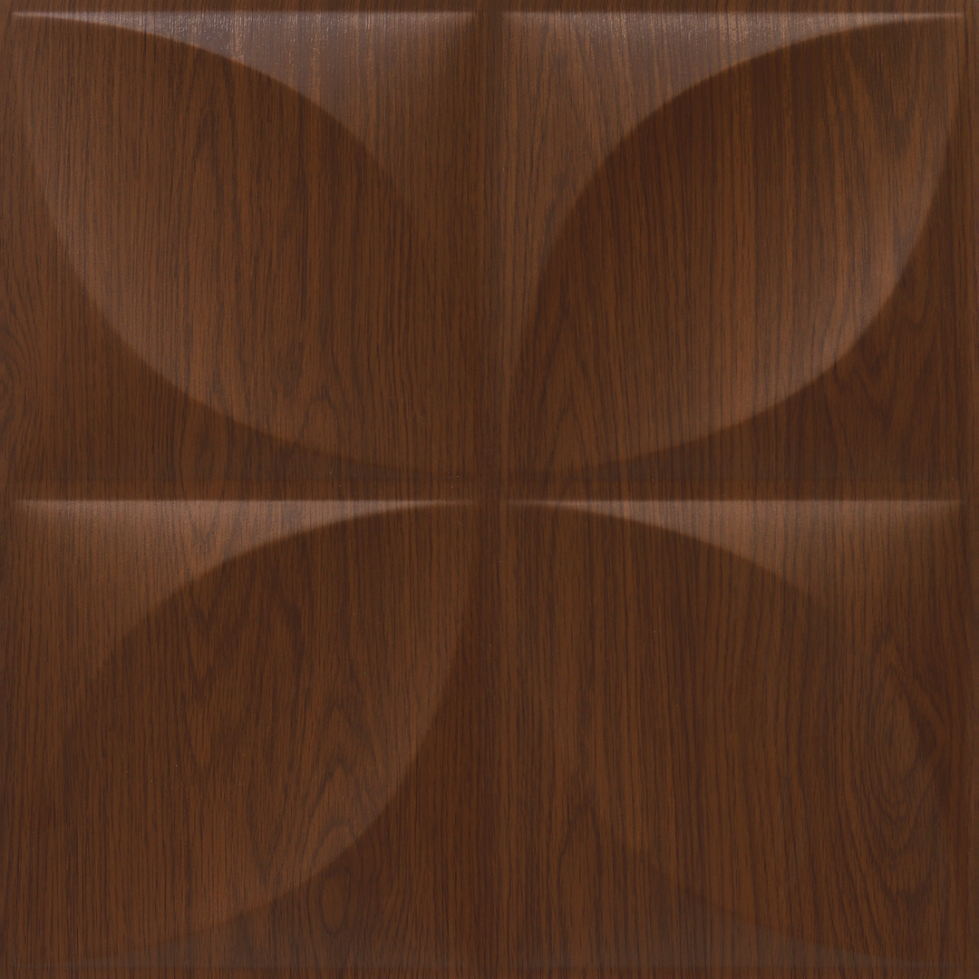 2015-Petal Curve-American Wallnut-Peel and Stick