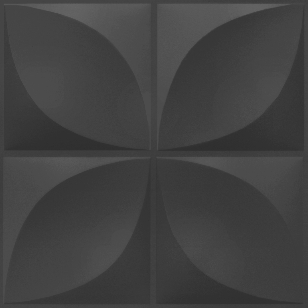 2015-Petal Curve-Metallic Grey-Peel and Stick