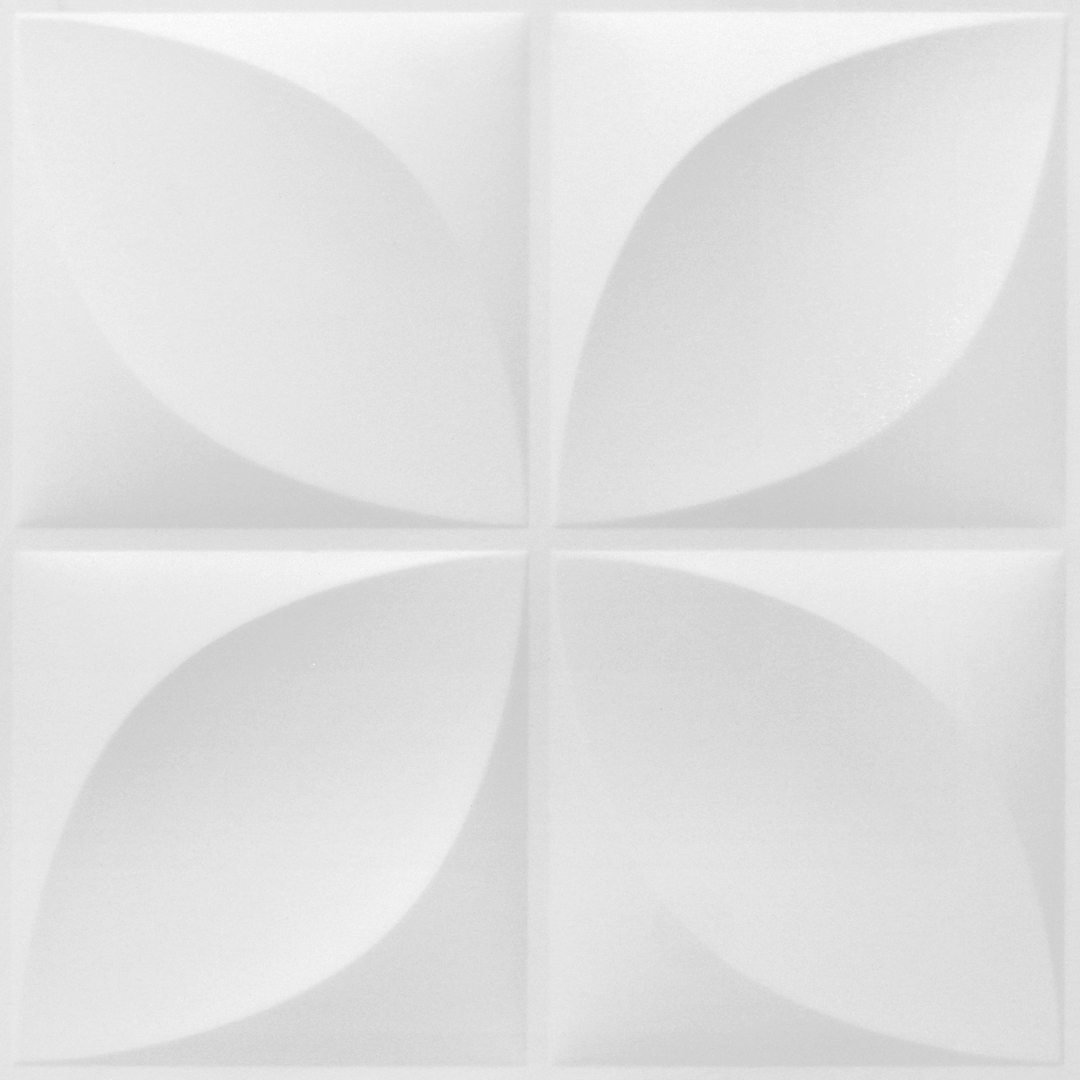 2015-Petal Curve-White Matt-Peel and Stick