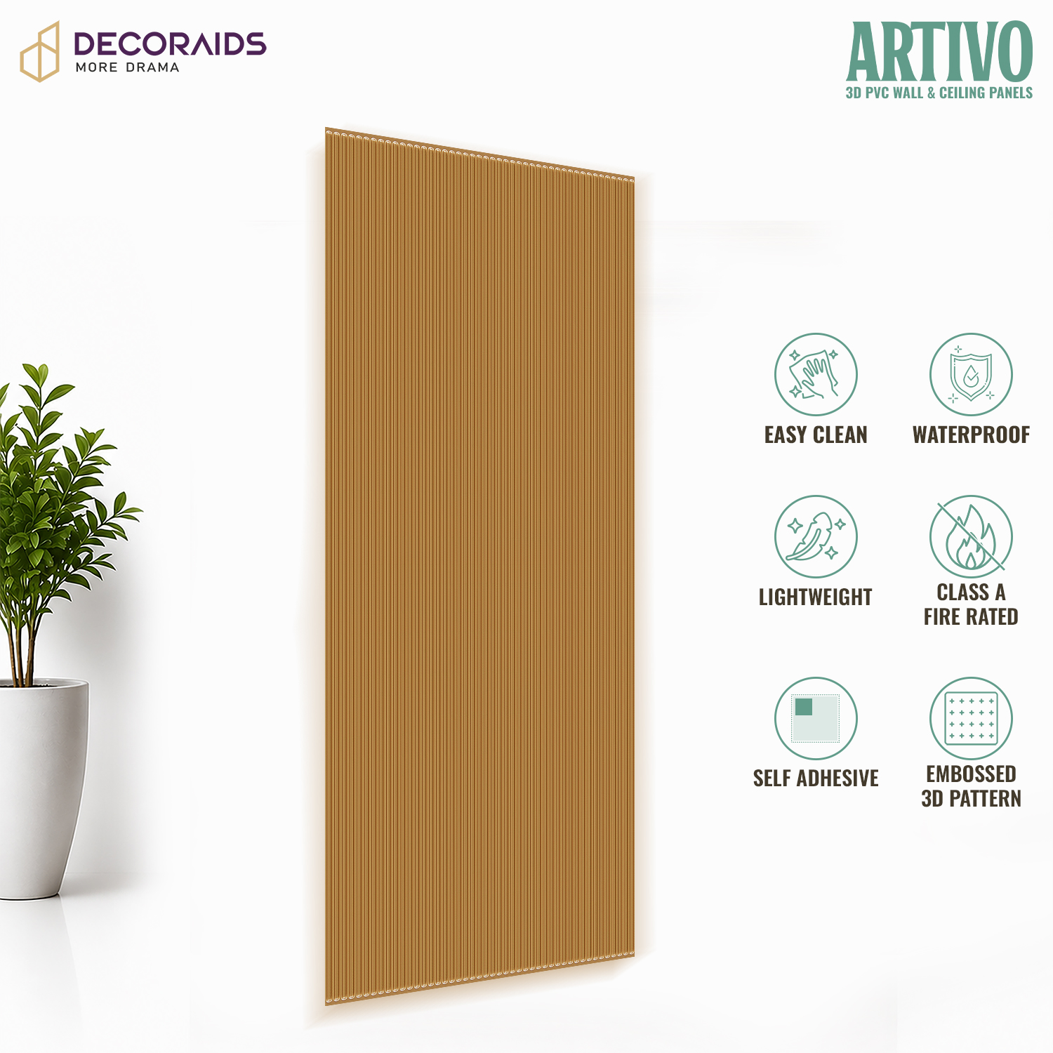 4001-Linear Flow-Gold-Peel And Stick