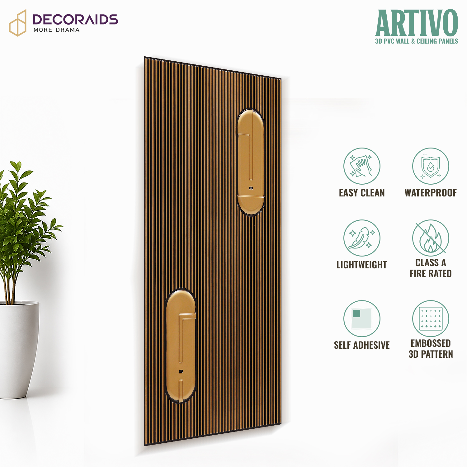 4005-Podline Texture-Antique Gold-Peel And Stick