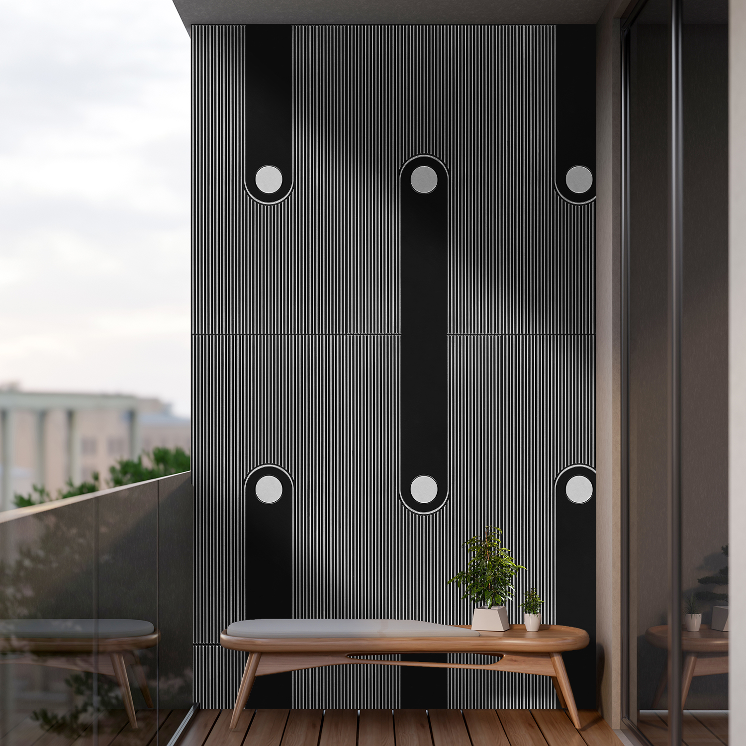 4003-Archline Modern-Antique Silver-Peel And Stick
