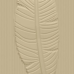 4002-Tropical Leafline-Dairy Cream-Peel And Stick
