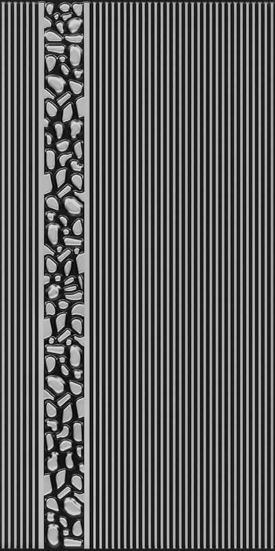 4004-Riverstone Linear-Antique Silver-Peel And Stick
