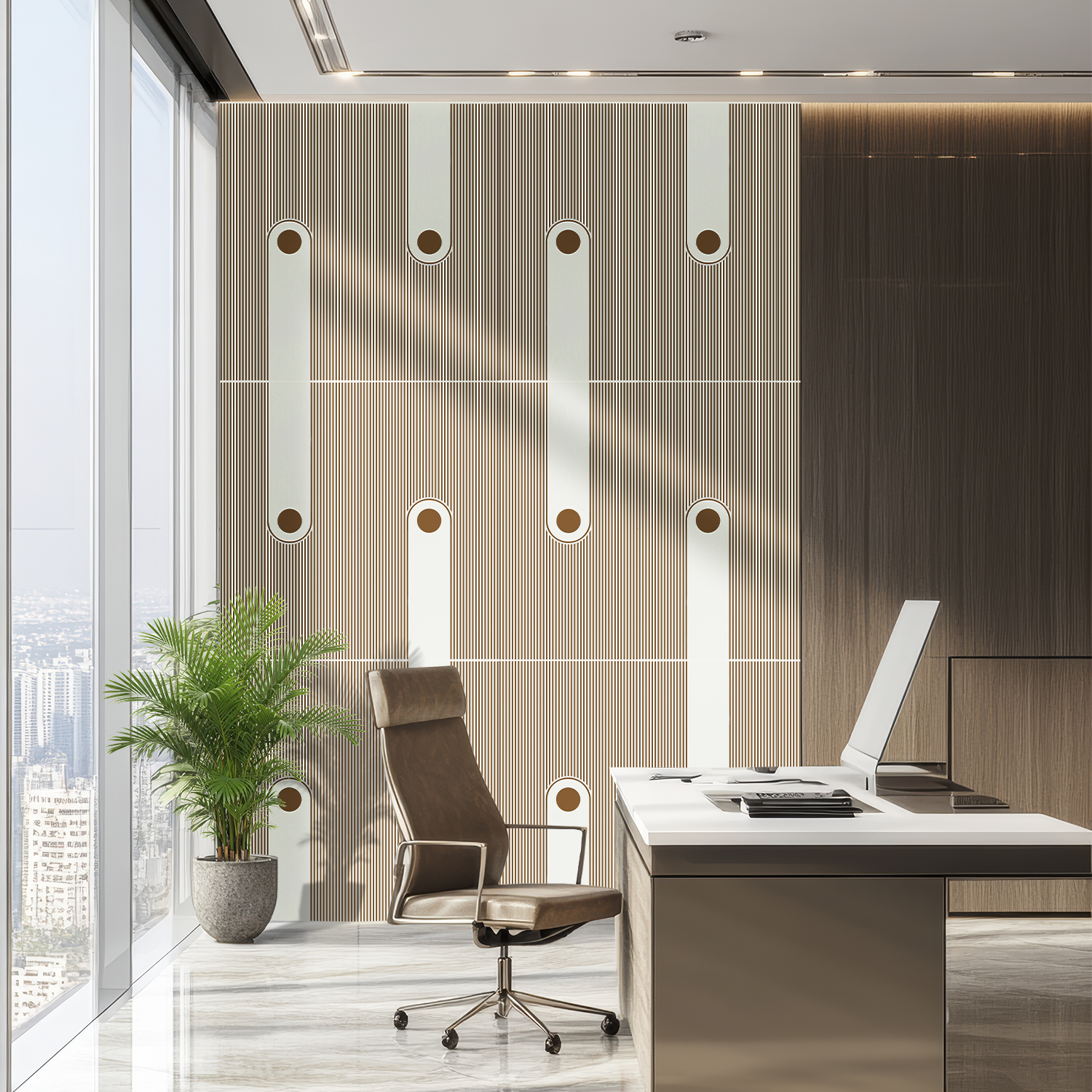 4003-Archline Modern-Antique White-Peel And Stick