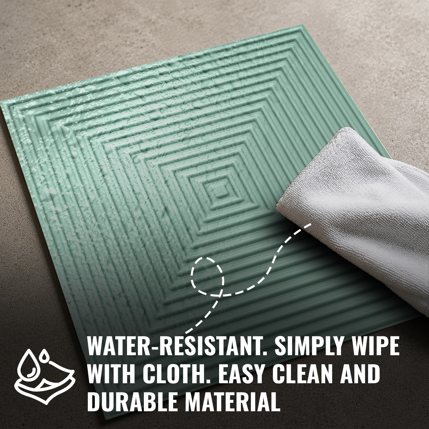 2014-Square Vortex-Edge Water-Peel and Stick
