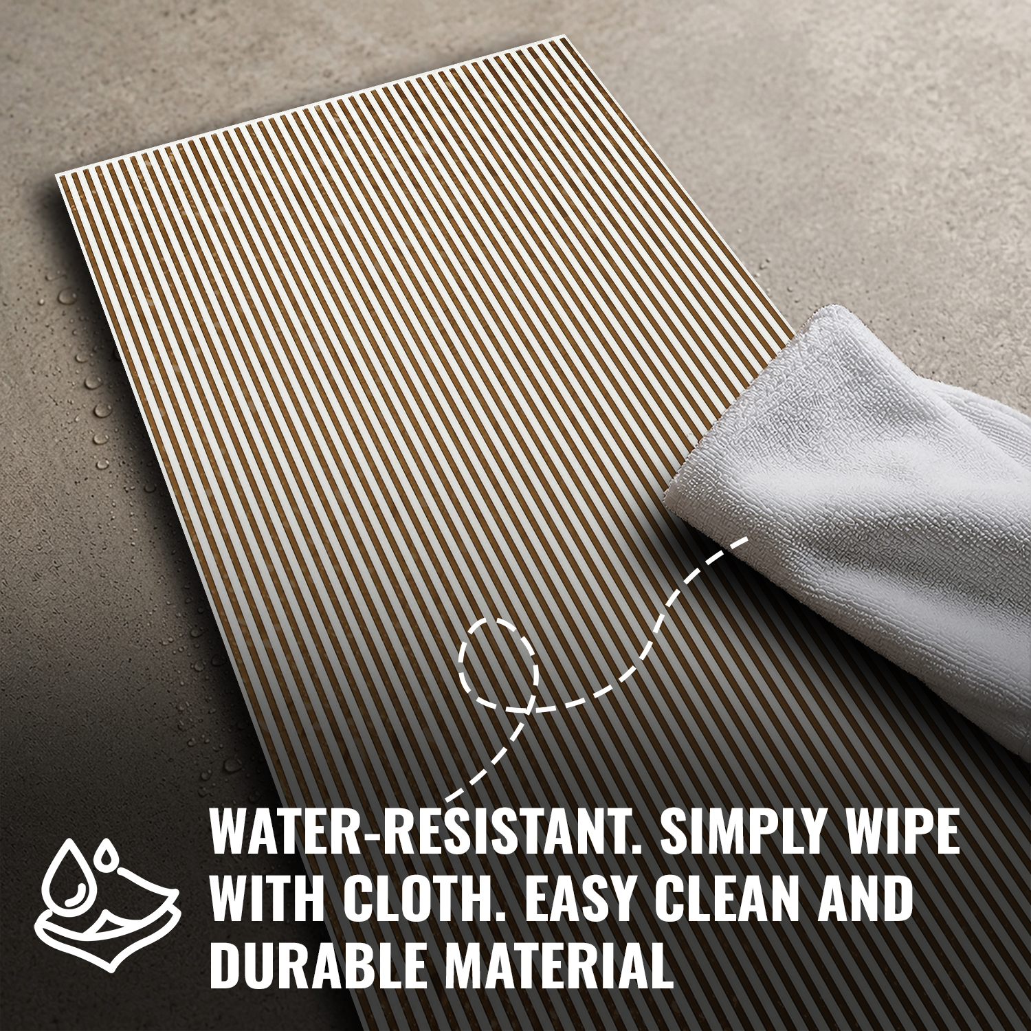 4001-Linear Flow-Antique White-Peel And Stick