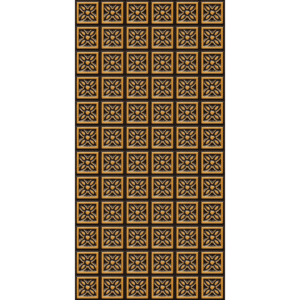ZHB-04-Majestic Jharokha-Antique Gold-Glue Up Only
