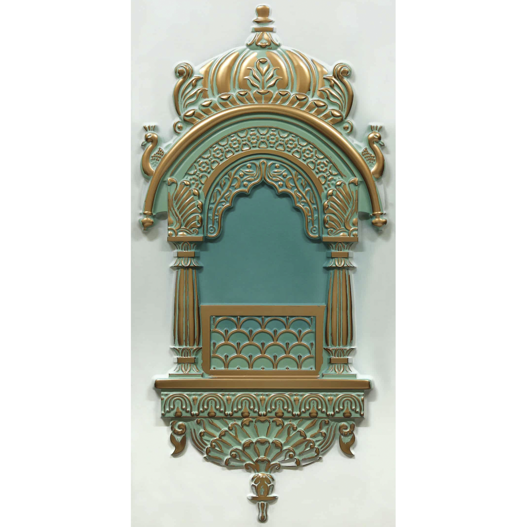 ZHB-02-Majestic Jharokha-Arabian Green-Glue Up Only