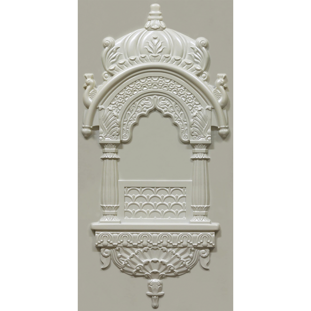 ZHB-02-Majestic Jharokha-Cream Pearl-Glue Up Only
